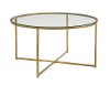 Round Glass Top Coffee Table (36 Inch)-3