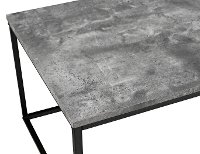 Concrete Top Coffee Table (42 Inch)