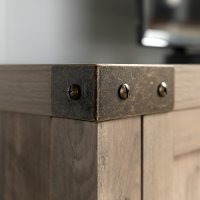 Gray Barn Door TV Stand (58 Inch)-2