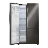 LSXC22486D LG Counter Depth Side by Side Door-in-Door Refrigerator - 21.7 cu. ft., 36 Inch Black Stainless Steel