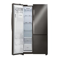 LSXC22486D LG Counter Depth Side by Side Door-in-Door Refrigerator - 21.7 cu. ft., 36 Inch Black Stainless Steel