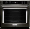 KOSE507EBS KitchenAid 27 Inch Single Wall Oven with Convection- 4.3 cu. ft. Black Stainless Steel