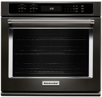 KOSE507EBS KitchenAid 27 Inch Single Wall Oven with Convection- 4.3 cu. ft. Black Stainless Steel