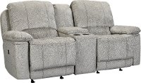 Teak Green Power Rocker & Reclining Loveseat - Samson