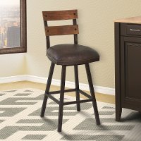 Espresso Swivel Counter Height Stool - Saugus