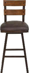 Espresso Swivel Counter Height Stool - Saugus-4