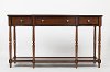 Clearance Antique Mahogany 60 Inch Console - Stately