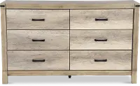 Matteo Antiqued White Dresser