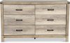 Rustic Contemporary Antiqued White Dresser - Matteo