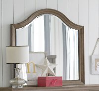 Classic Weathered Gray Mirror - Heather