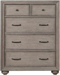 Classic Weathered Gray Chest of Drawers - Heather