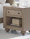 Classic Weathered Gray Nightstand - Heather-3
