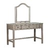 Classic Weathered Gray Vanity Desk - Heather-2