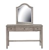 Classic Weathered Gray Vanity Desk - Heather-3