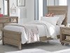 Clearance Classic Weathered Gray Twin Bed - Heather