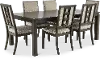Hartford Gray 7 Piece Dining Room Set Set