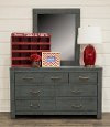 Casual Rustic Blue Dresser - Choices