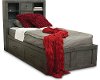 Casual Rustic Blue Twin Storage Bed - Choices