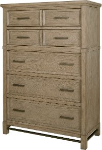 Classic Weathered Sand Chest of Drawers - Leyton Park
