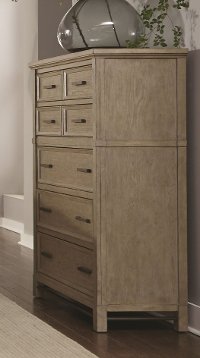 Classic Weathered Sand Chest of Drawers - Leyton Park-2