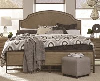 Classic Weathered Sand Queen Size Bed - Leyton Park