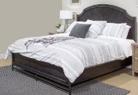 Classic Midnight Brown Queen Bed - Grafton Ave.