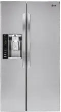 LSXC22426S LG Counter Depth Side by Side Smart Refrigerator - 21.91 cu. ft., 36 Inch Stainless Steel