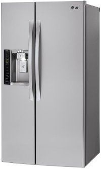 LSXC22426S LG Counter Depth Side by Side Smart Refrigerator - 21.91 cu. ft., 36 Inch Stainless Steel-2