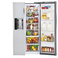 LSXC22426S LG Counter Depth Side by Side Smart Refrigerator - 21.91 cu. ft., 36 Inch Stainless Steel-8