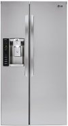 LSXC22426S LG Side by Side Counter-depth Refrigerator - 36 Inch Stainless Steel