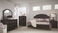 Classic Midnight Brown 6 Piece Queen Bedroom Set - Grafton Ave.