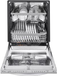 LDT5665ST LG Top Control Dishwasher with Bar Handle - Stainless Steel-4