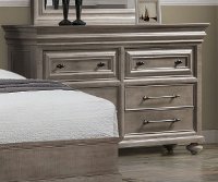 Classic Traditional Gray Dresser - Hudson Square