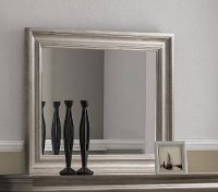 Classic Traditional Gray Mirror - Hudson Square