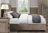 Classic Traditional Gray Queen Sleigh Bed - Hudson Square-2