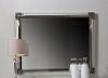 Silver & Acrylic Modern Mirror - State St.-1