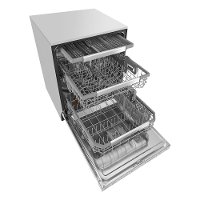 LDP6797ST LG Recessed Handle Smart Dishwasher with Third Rack - Stainless Steel-2