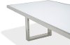 White and Chrome Modern Dining Table - State Street-2