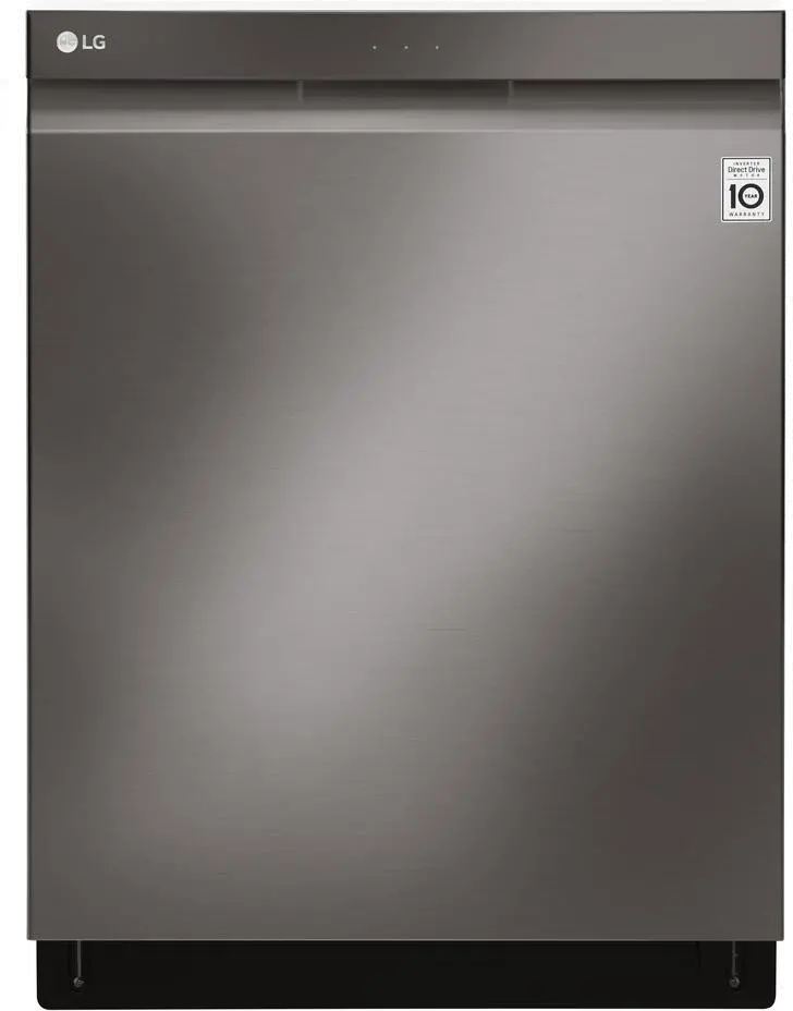 LDP6797BD LG Dishwasher with Third Rack - Black Stainless Steel-1