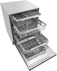 LDT7797BD LG Dishwasher with 3rd Rack - Black Stainless Steel-3