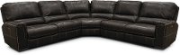 Charcoal Gray 5 Piece Power Reclining Sectional Sofa - Salinger-2