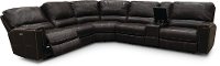 Dark Brown 6 Piece Power Reclining Sectional Sofa - Salinger