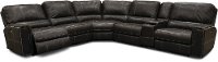 Charcoal Gray 6 Piece Power Reclining Sectional - Salinger