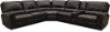 Charcoal Gray 6 Piece Power Reclining Sectional - Salinger-3