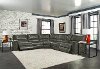 Charcoal Gray 6 Piece Power Reclining Sectional - Salinger-4