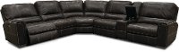 Charcoal Gray 6 Piece Power Reclining Sectional Sofa - Salinger-2