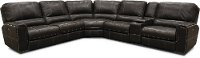 Charcoal Gray 6 Piece Power Reclining Sectional Sofa - Salinger-3