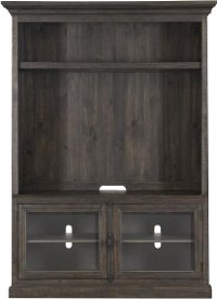Weathered Brown 2 Piece Rustic Entertainment Center - Bellamy