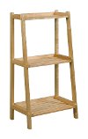 Blonde 3 Tier Wooden Ladder Shelf - Dunnsville