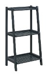Graphite 3 Tier Wooden Ladder Shelf - Dunnsville